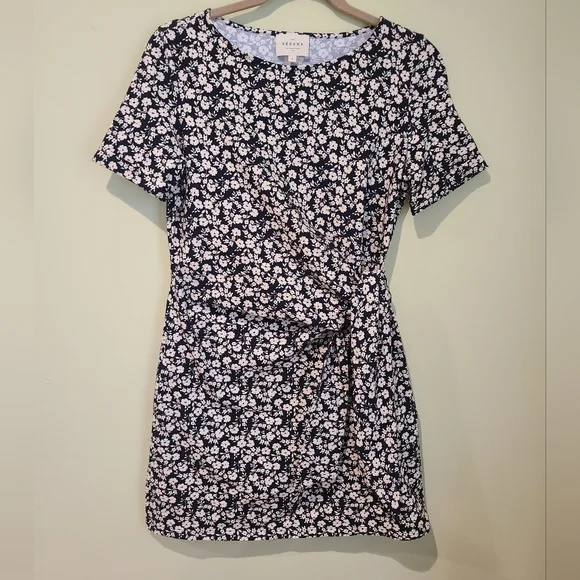 Sezane Pippa Short Dress Madison Print - Picture 3 of 6